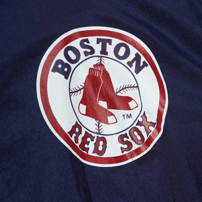 Mitchell and Ness Undeniable Full Zip Windbreaker Boston Red Sox Men Jackets and Outerwear Mitchell and Ness Undeniable Full Zip Windbreaker Boston Red Sox Men Jackets and Outerwear