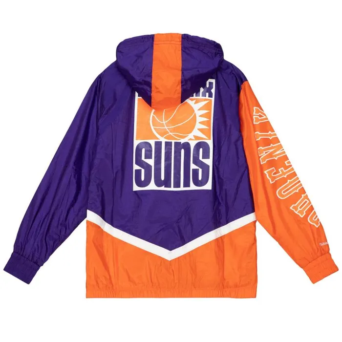 Mitchell and Ness Undeniable Full Zip Windbreaker Phoenix Suns Men Jackets and Outerwear Mitchell and Ness Undeniable Full Zip Windbreaker Phoenix Suns Men Jackets and Outerwear