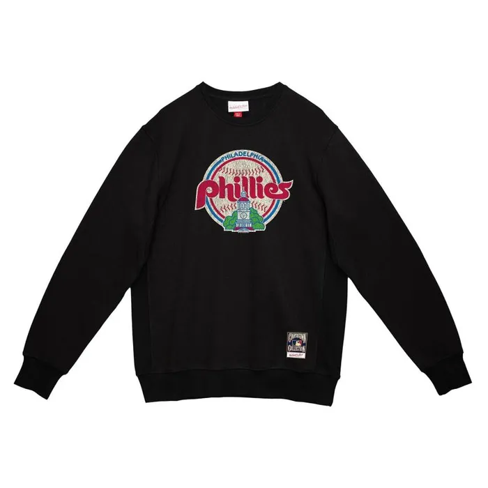 Mitchell and Ness Under The Lights Crew Philadelphia Phillies Men Hoodies and Sweatshirts Mitchell and Ness Under The Lights Crew Philadelphia Phillies Men Hoodies and Sweatshirts