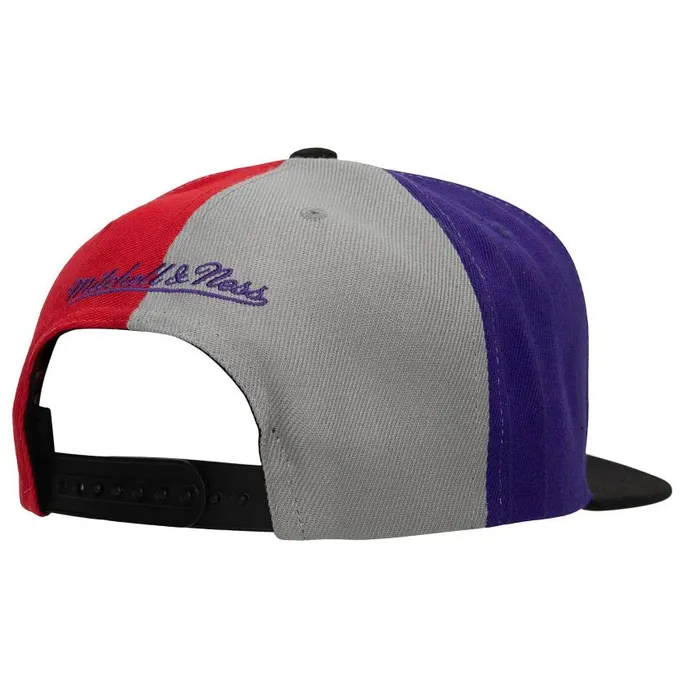 Mitchell and Ness What The Pinstripe Snapback Toronto Raptors Men Hats and Headwear Mitchell and Ness What The Pinstripe Snapback Toronto Raptors Men Hats and Headwear