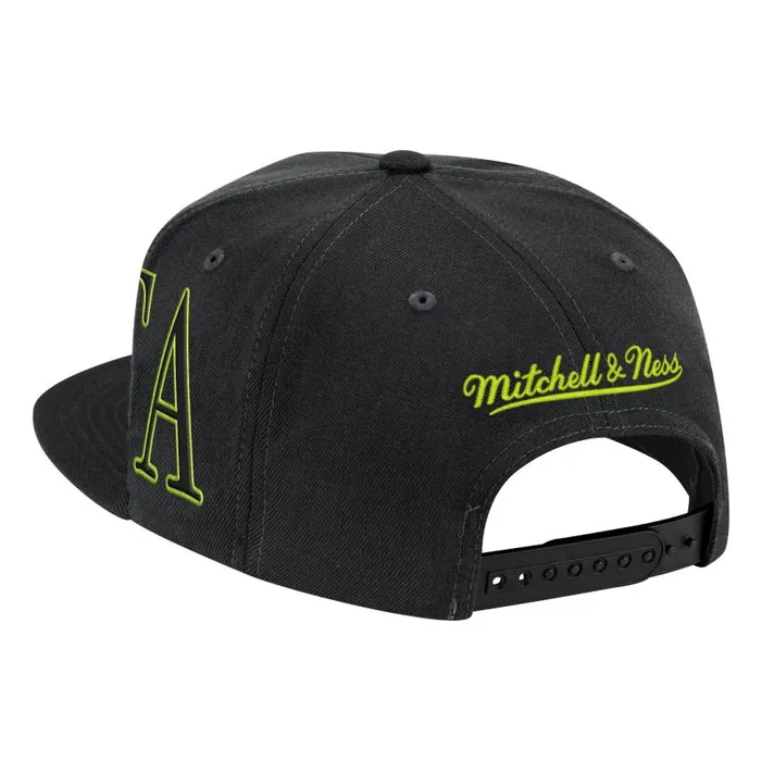 Mitchell and Ness Winner Circle Snapback Atlanta Hawks Men Hats and Headwear Mitchell and Ness Winner Circle Snapback Atlanta Hawks Men Hats and Headwear