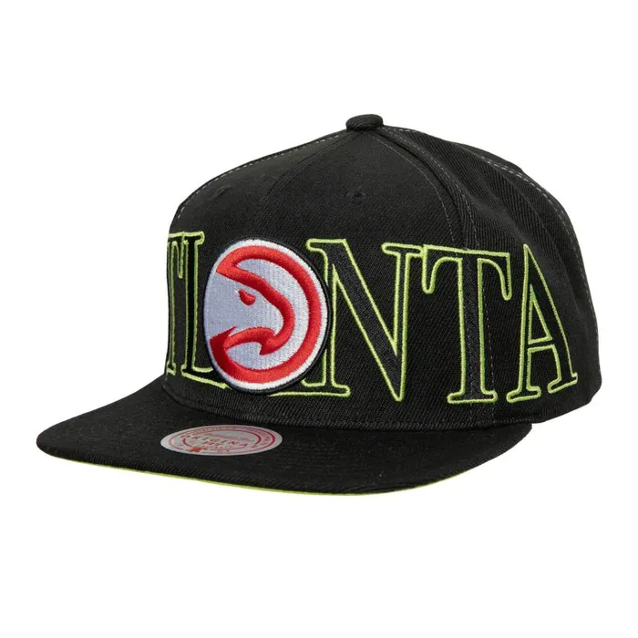 Mitchell and Ness Winner Circle Snapback Atlanta Hawks Men Hats and Headwear Mitchell and Ness Winner Circle Snapback Atlanta Hawks Men Hats and Headwear