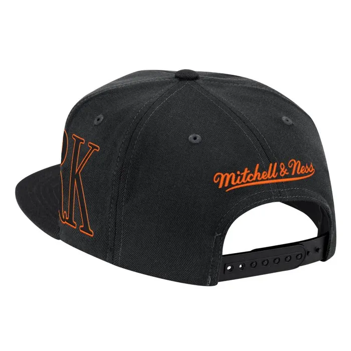 Mitchell and Ness Winner Circle Snapback New York Knicks Men Hats and Headwear Mitchell and Ness Winner Circle Snapback New York Knicks Men Hats and Headwear