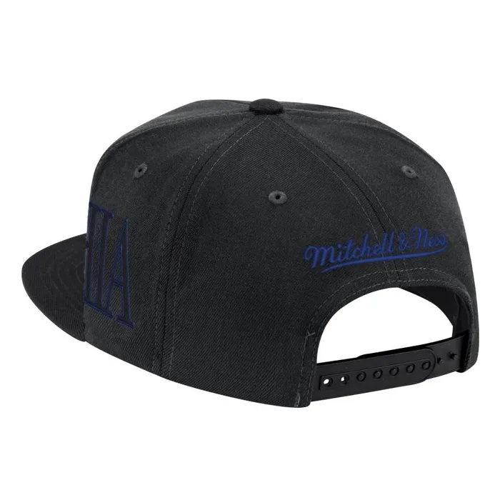 Mitchell and Ness Winner Circle Snapback Philadelphia 76ers Men Hats and Headwear Mitchell and Ness Winner Circle Snapback Philadelphia 76ers Men Hats and Headwear