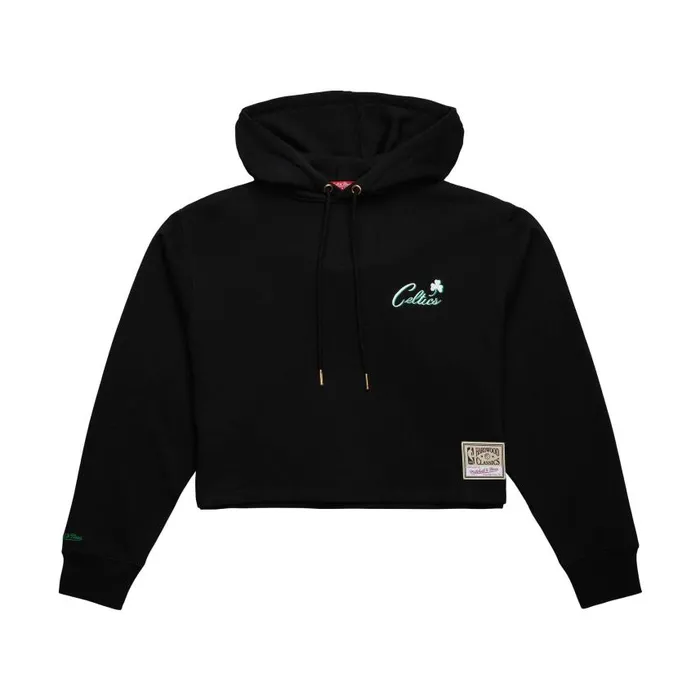Mitchell and Ness Women039s Crop Hoodie Boston Celtics Women Hoodies and Sweatshirts Mitchell and Ness Women039s Crop Hoodie Boston Celtics Women Hoodies and Sweatshirts