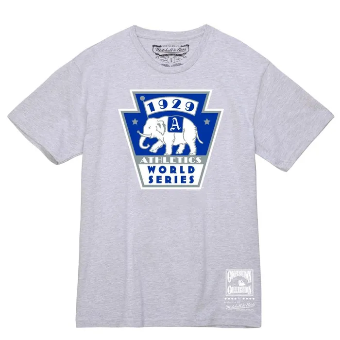 Mitchell and Ness World Series 1929 Tee Oakland Athletics Men TShirts and Tops Mitchell and Ness World Series 1929 Tee Oakland Athletics Men TShirts and Tops