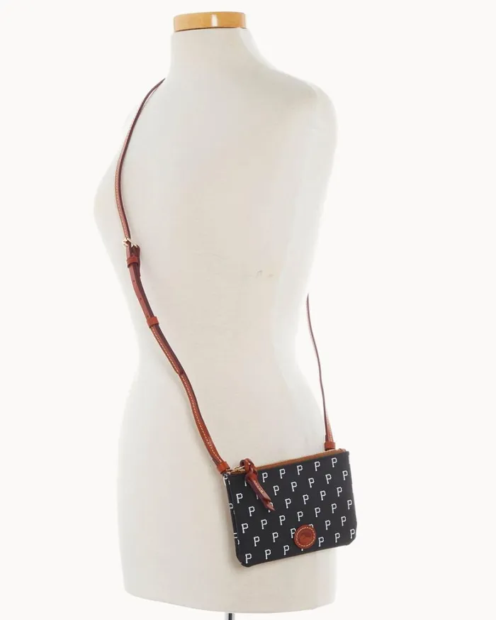 MLB Pirates Top Zip Crossbody Pirates Women Dooney and Bourke Crossbodies