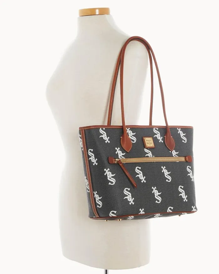 MLB White Sox Tote White Sox Women Dooney and Bourke Totes MLB White Sox Tote White Sox Women Dooney and Bourke Totes