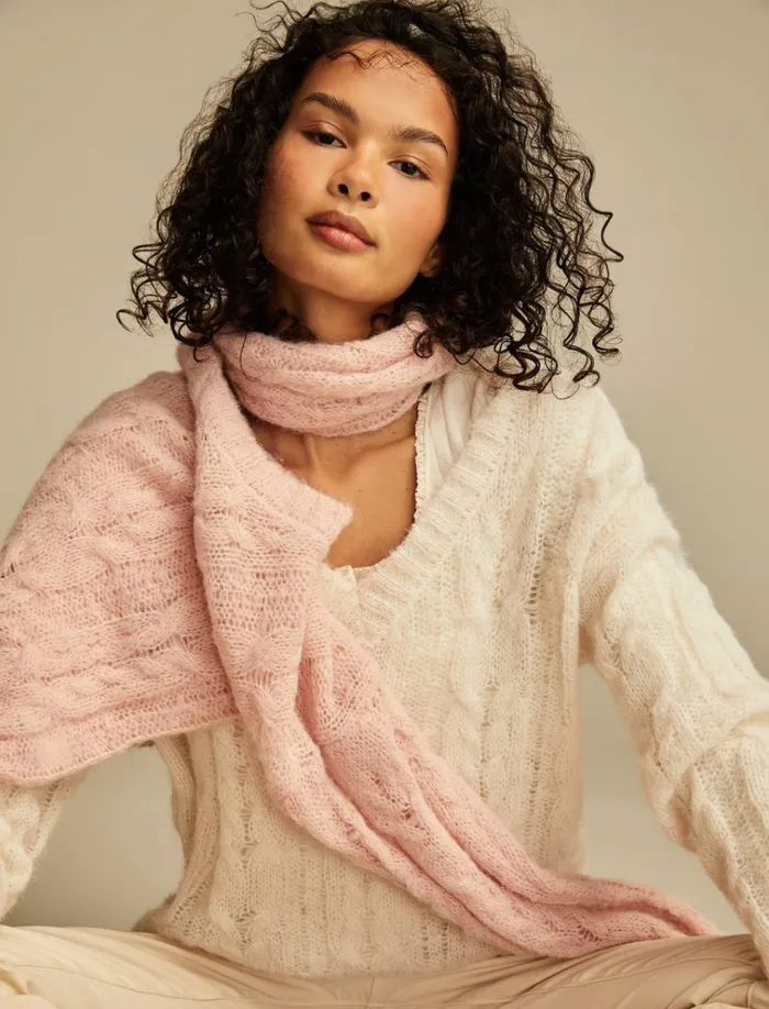 Mohair Cable Pullover Sweater Tofu Women Lucky Brand Sweaters and Sweatshirts