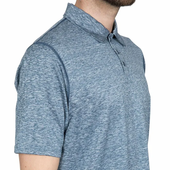 Monocle Quick Dry Polo Shirt Navy Men Trespass TShirts