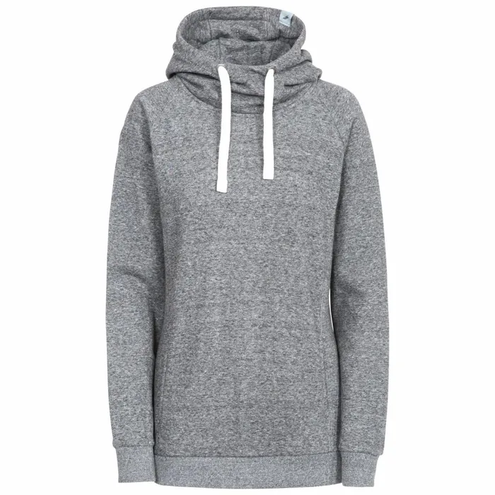 Nancy Pull Over Hoodie Dark Grey Marl Women Trespass Hoodies