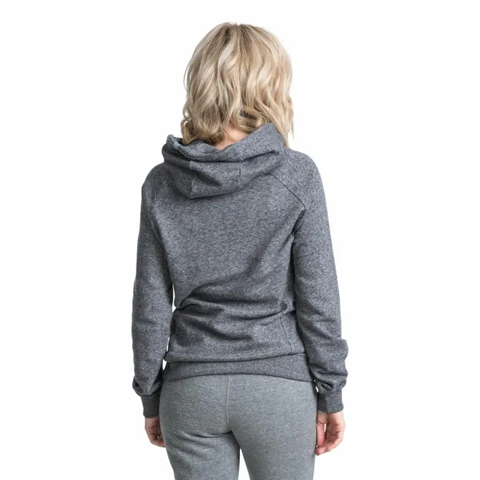 Nancy Pull Over Hoodie Dark Grey Marl Women Trespass Hoodies