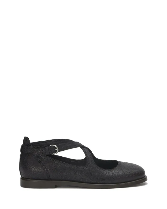 Necia Flat Black Women Lucky Brand Shoes