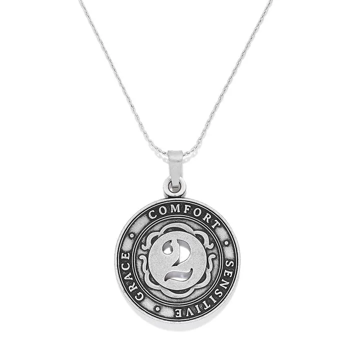 Necklaces Women Alex And Ani Number 2 Necklace Expandable Rafaelian Silver