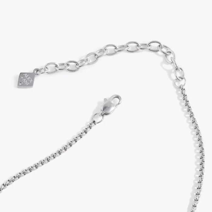 Necklaces Women Alex And Ani September Birthstone And Flower Flip Charm Necklace Stainless Steel Silver