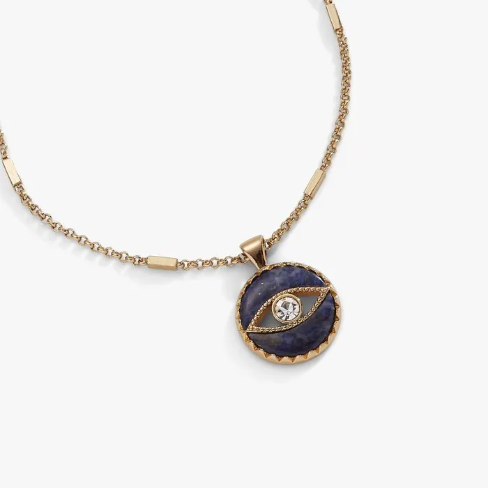 Necklaces Women Alex And Ani Sodalite Evil Eye Necklace Gold