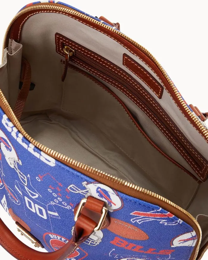 NFL Bills Zip Zip Satchel Bills Women Dooney and Bourke Satchels NFL Bills Zip Zip Satchel Bills Women Dooney and Bourke Satchels