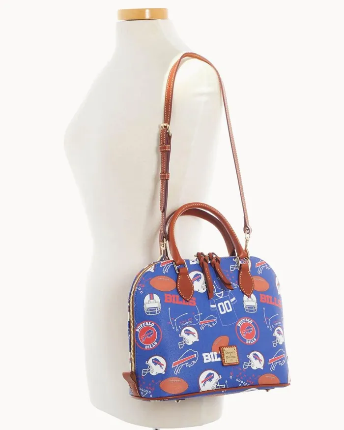 NFL Bills Zip Zip Satchel Bills Women Dooney and Bourke Satchels NFL Bills Zip Zip Satchel Bills Women Dooney and Bourke Satchels