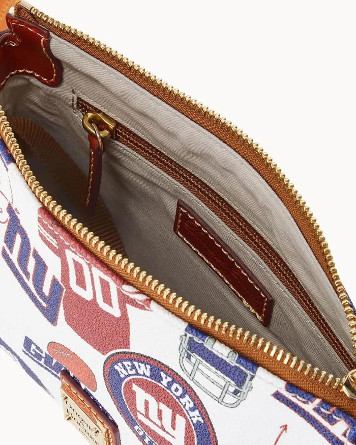NFL NY Giants Crossbody Pouchette Giants Women Dooney and Bourke Crossbodies NFL NY Giants Crossbody Pouchette Giants Women Dooney and Bourke Crossbodies