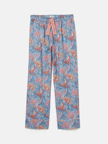 Nightwear Women Joules Blue Cotton Pyjama Bottoms