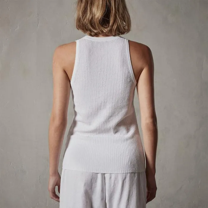 Novelty Tops Women James Perse Carmel Vest White