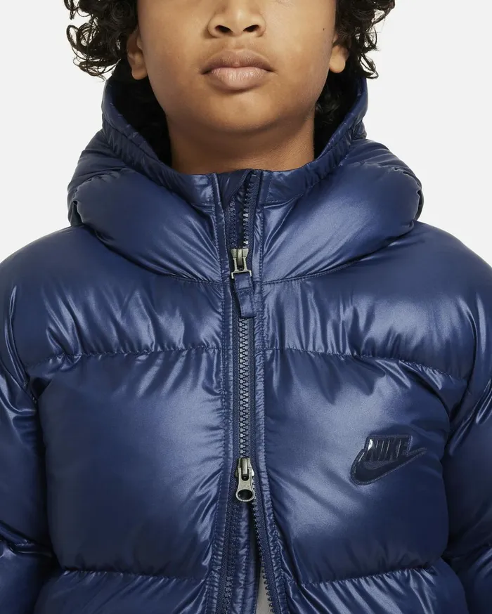 Older Kids 7 8211 15 Years Kids Nike Sportswear Heavyweight Synthetic Fill EasyOn Midnight Navyobsidianobsidian