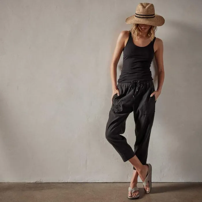 PantsDenim Women James Perse Surplus Pant Black