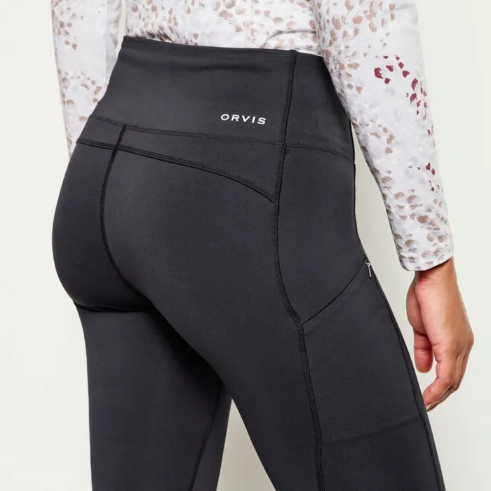 Pants Women Orvis Zero Limits Fitted Leggings Black