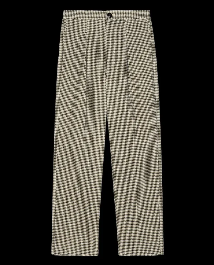 Pants Women The Great The Parker Trouser Vintage Houndstooth Pants Women The Great The Parker Trouser Vintage Houndstooth