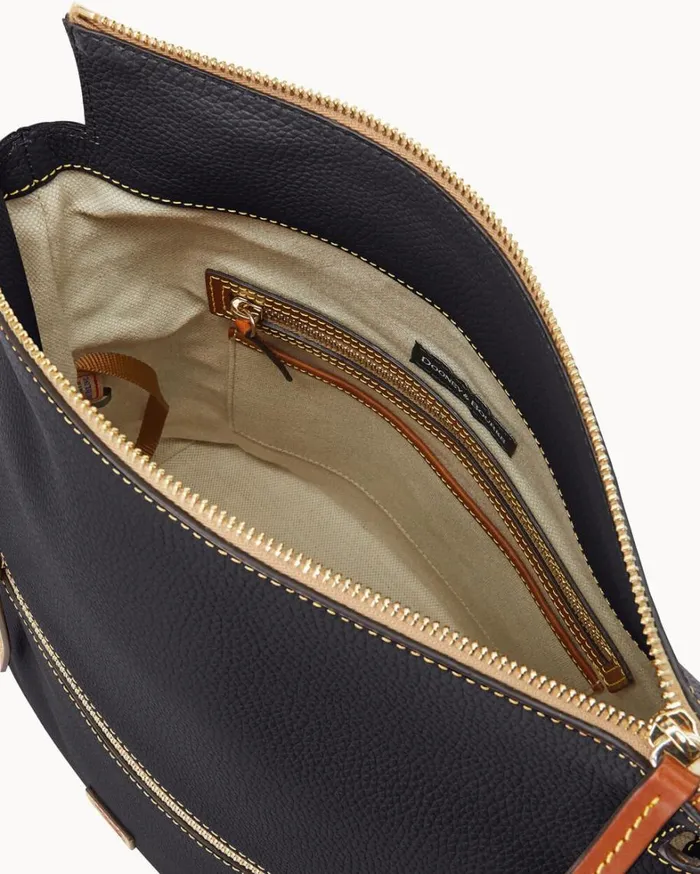 Pebble Grain Large Sac Black Women Dooney and Bourke Shoulder Bags Pebble Grain Large Sac Black Women Dooney and Bourke Shoulder Bags