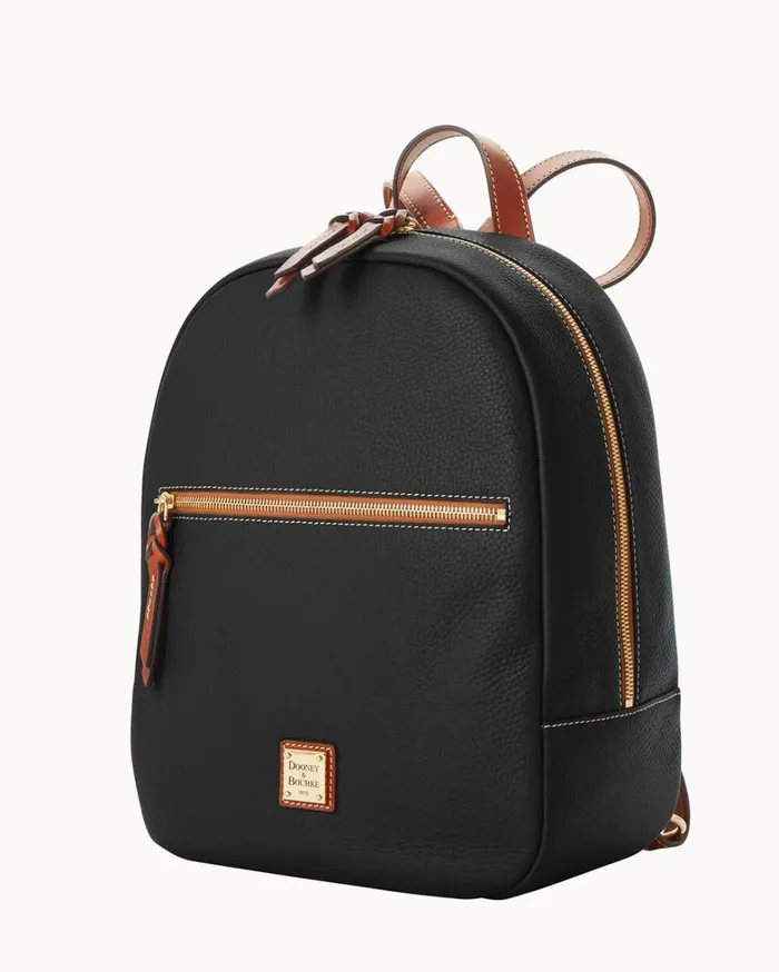 Pebble Grain Ronnie Backpack Black Women Dooney and Bourke Backpacks Pebble Grain Ronnie Backpack Black Women Dooney and Bourke Backpacks