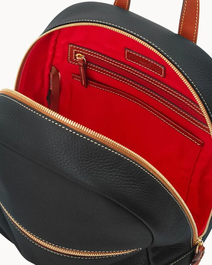Pebble Grain Ronnie Backpack Black Women Dooney and Bourke Backpacks Pebble Grain Ronnie Backpack Black Women Dooney and Bourke Backpacks