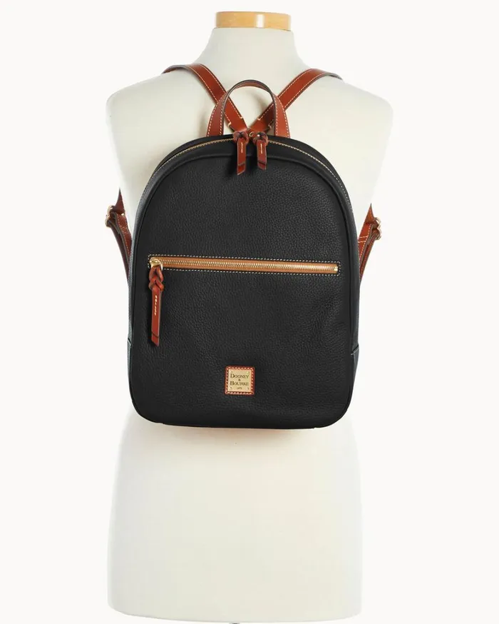 Pebble Grain Ronnie Backpack Black Women Dooney and Bourke Backpacks Pebble Grain Ronnie Backpack Black Women Dooney and Bourke Backpacks