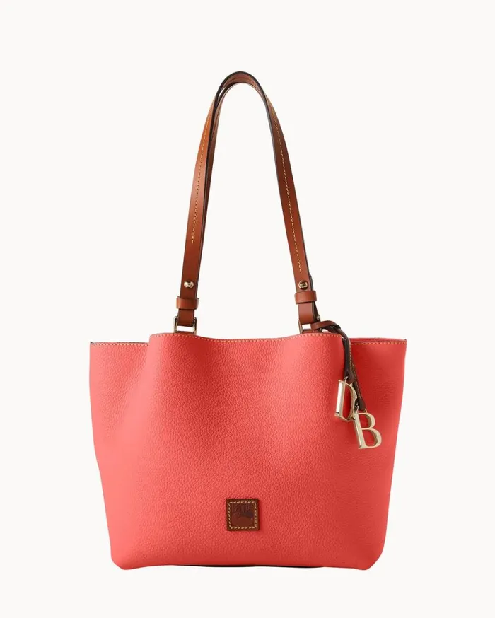 Pebble Grain Small Flynn Geranium Women Dooney and Bourke Mini Bags