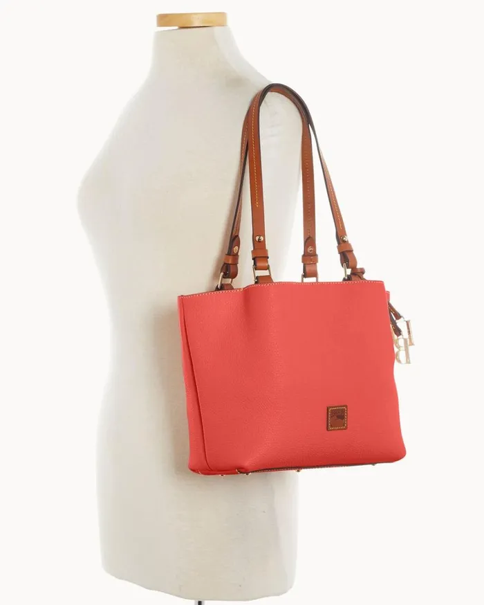 Pebble Grain Small Flynn Geranium Women Dooney and Bourke Mini Bags Pebble Grain Small Flynn Geranium Women Dooney and Bourke Mini Bags