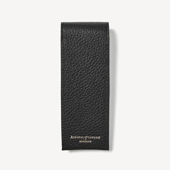 Pen Case Black Pebble Women Aspinal Of London Luxury Engraved Pens