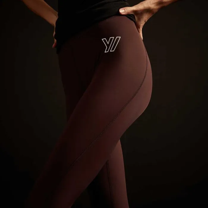 Performance Bottoms Women James Perse YOSEMITE Graphic Legging Dusty Purplewhite