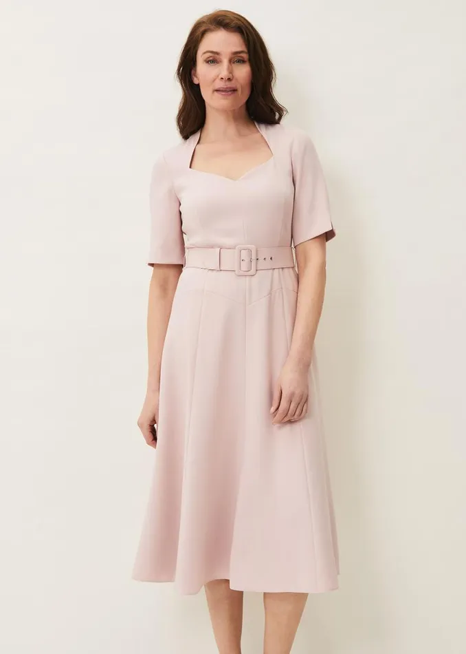 Phase Eight Dresses Abigail Fit And Flare Dress Antique Rose 8211 Women