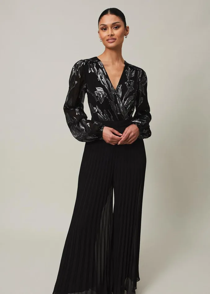 Phase Eight Dresses Althea Wide Leg Jumpsuit Black 8211 Women