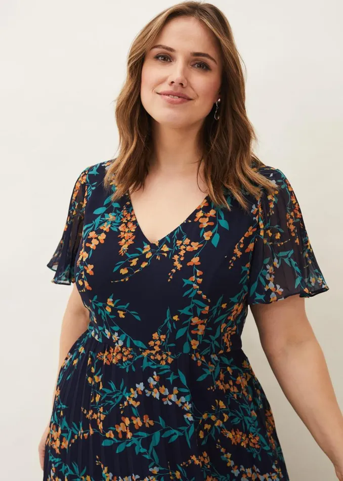 Phase Eight Dresses Annie Floral Maxi Dress Navymulti 8211 Women