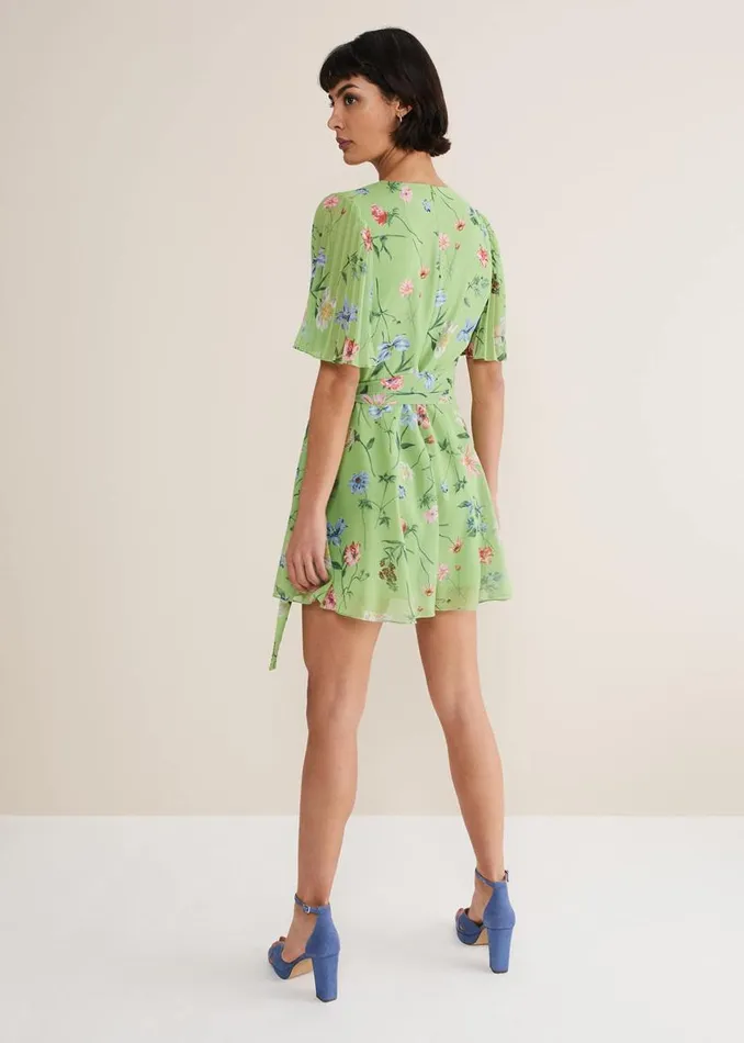Phase Eight Dresses Astoria Floral Playsuit Greenmulti 8211 Women
