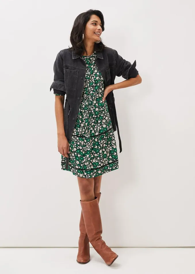 Phase Eight Dresses Ava Floral Mini Dress Multicoloured 8211 Women