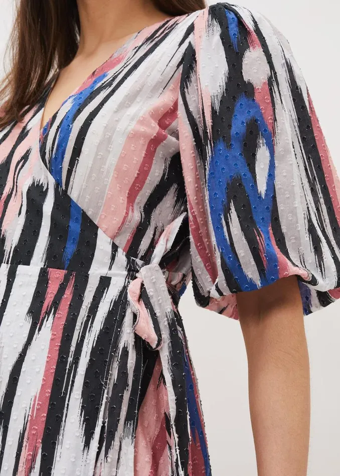 Phase Eight Dresses Caityln Cotton Wrap Midi Dress Multicoloured 8211 Women