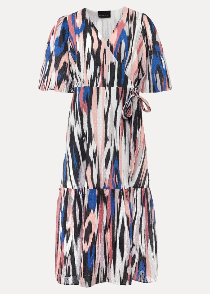 Phase Eight Dresses Caityln Cotton Wrap Midi Dress Multicoloured 8211 Women