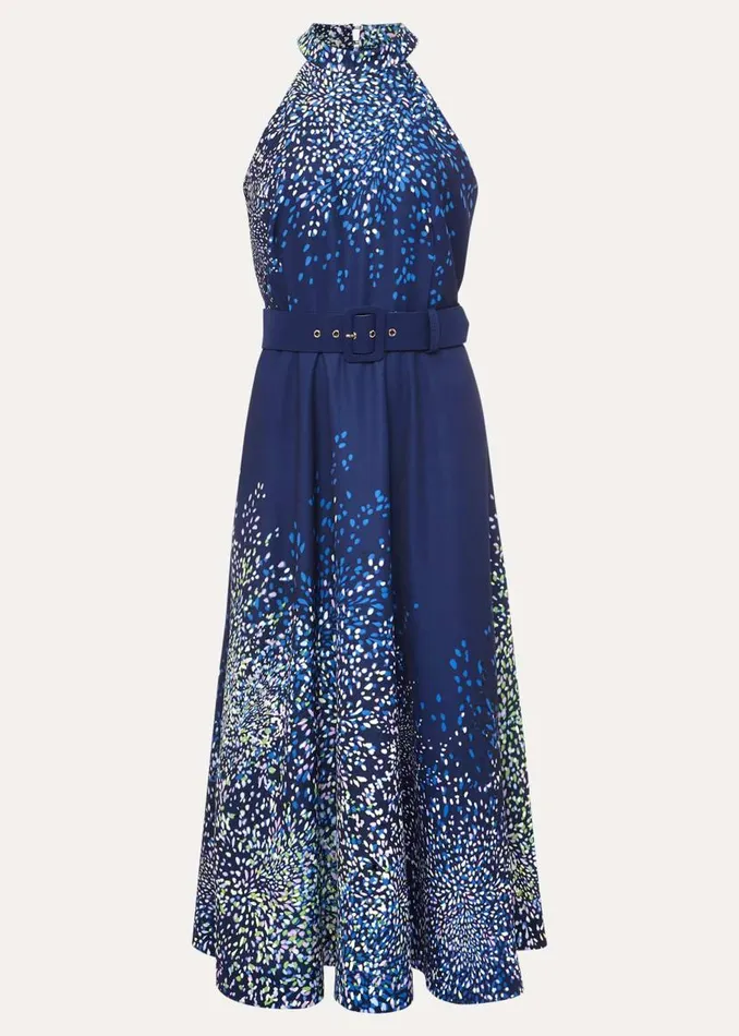 Phase Eight Dresses Clea Ditsy Midi Dress French Navy Multi 8211 Women