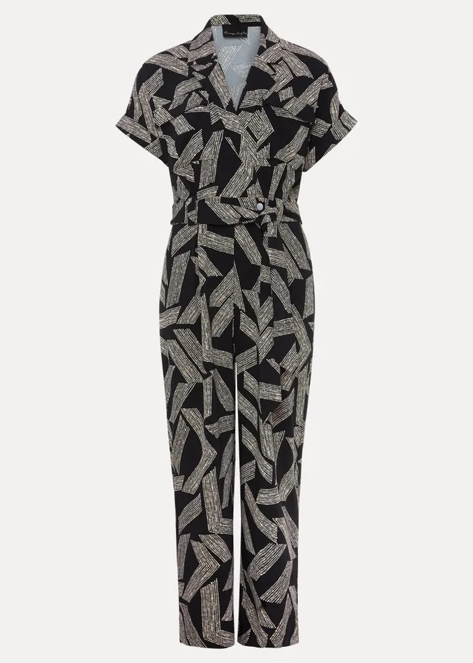 Phase Eight Dresses Constance Abstract Wide Leg Jumpsuit Blackwhite 8211 Women Phase Eight Dresses Constance Abstract Wide Leg Jumpsuit Blackwhite 8211 Women