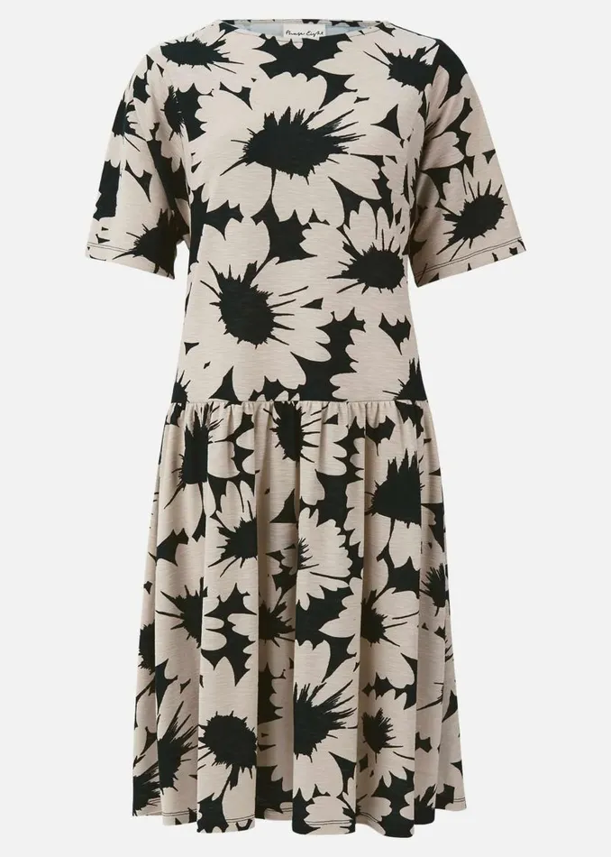 Phase Eight Dresses Daisy Print Swing Dress Blackivory 8211 Women
