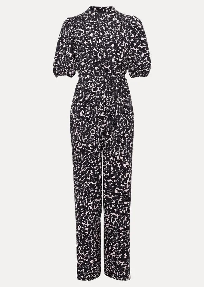 Phase Eight Dresses Dorothea Floral Jumpsuit Blackmulti 8211 Women