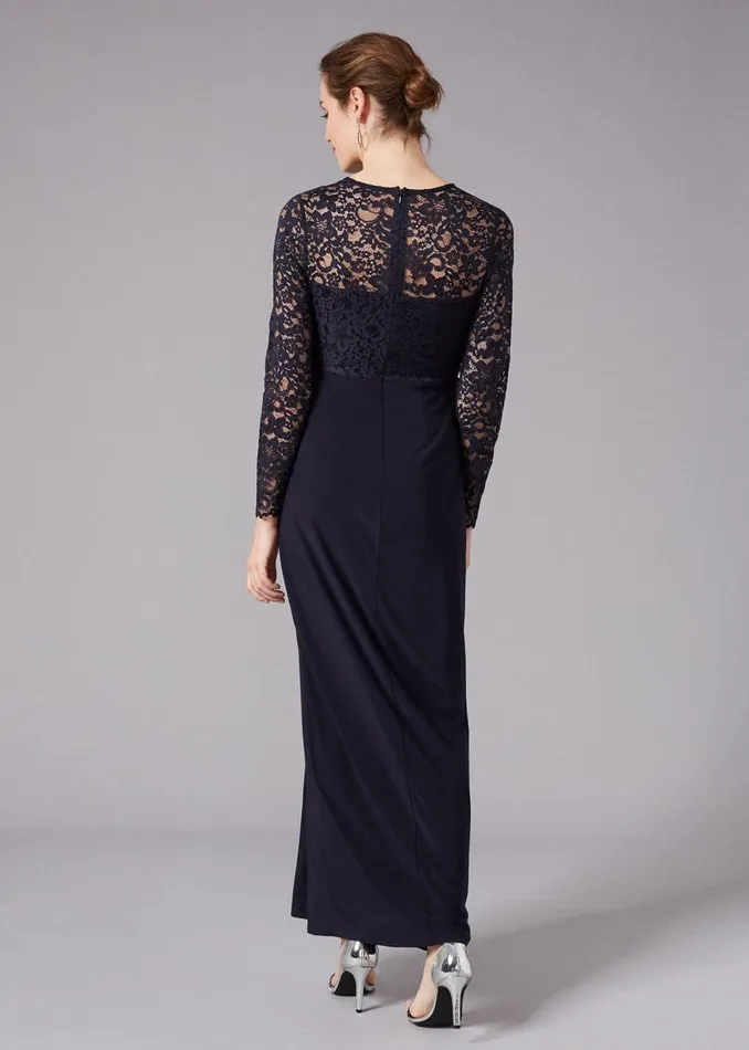 Phase Eight Dresses Elanor Lace Maxi Dress Navy 8211 Women