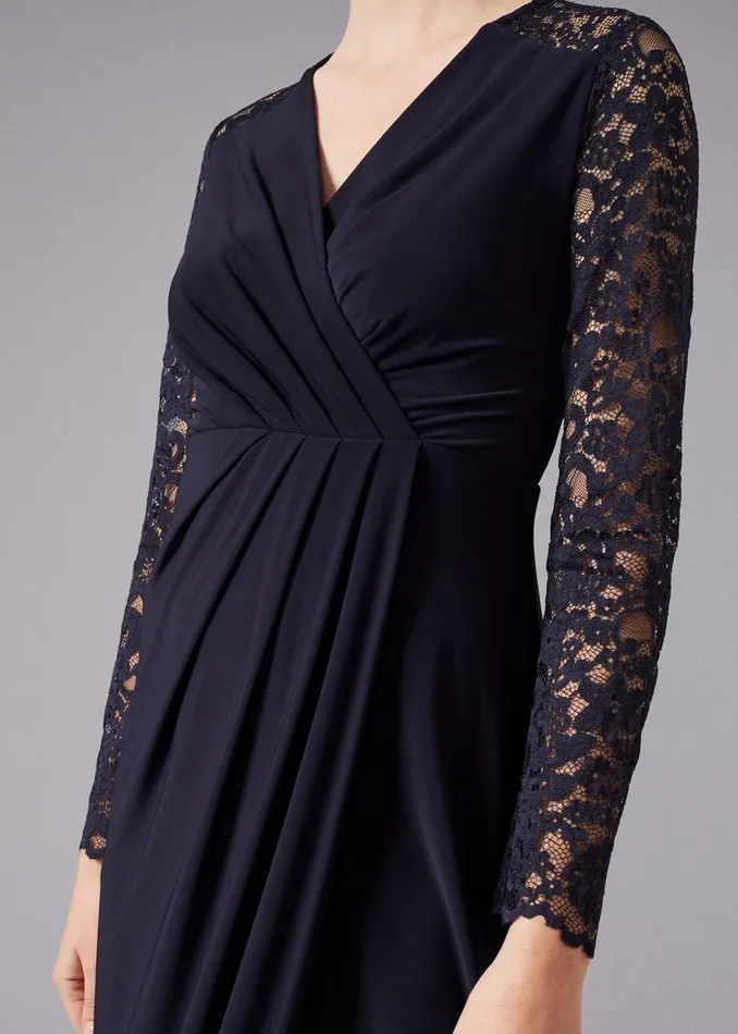 Phase Eight Dresses Elanor Lace Maxi Dress Navy 8211 Women